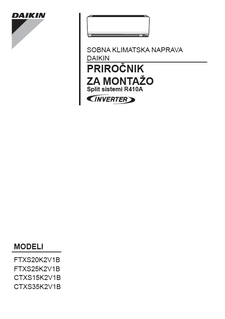 CTXS15-35K-FTXS20-25K_IM_3P297034-1_SL_Installation manuals_Slovenian download